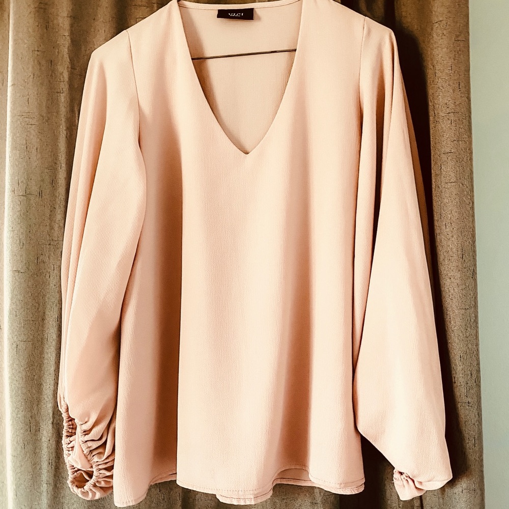 Vici dusty pink blouse